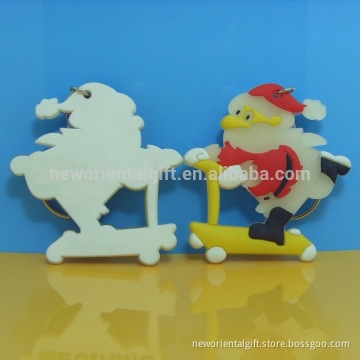 Custom keychain for Christmas gift , Santa Claus PVC keyrings